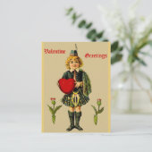  Schotse Valentijn Briefkaart: Boy in Kilt Feestdagenkaart (Staand voorkant)