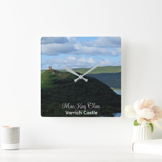 Schotse Varrich Castle MacKay Clan Vierkante Klok (Huis)