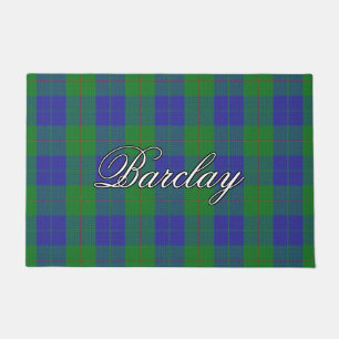 Schotse Vista Clan Barclay Jacht-Tartan Plaid Deurmat