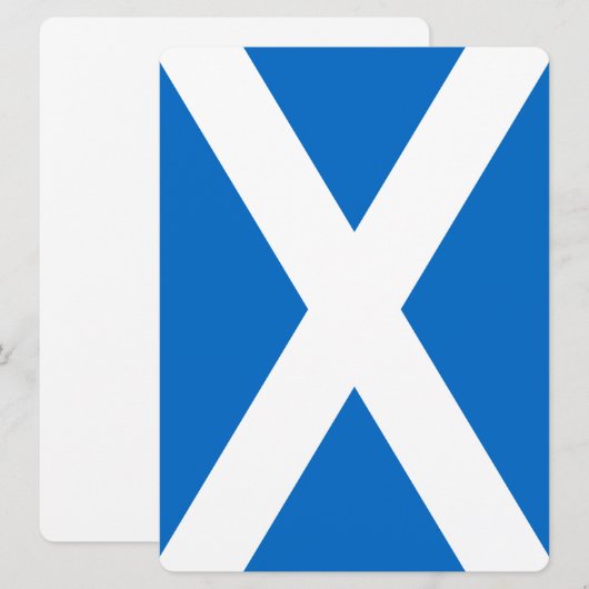Schotse vlag (Voorkant / Achterkant)