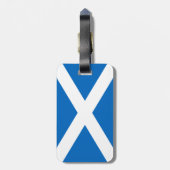 Schotse vlag bagagelabel (Achterkant verticaal)