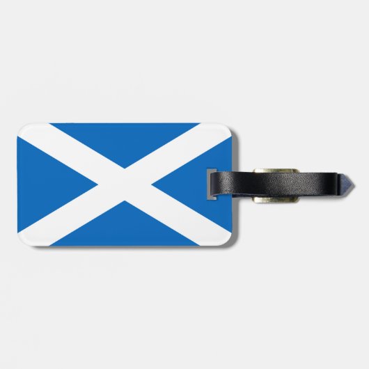 Schotse vlag bagagelabel (Achterkant horizontaal)