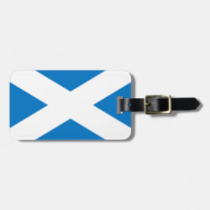 Schotse vlag bagagelabel