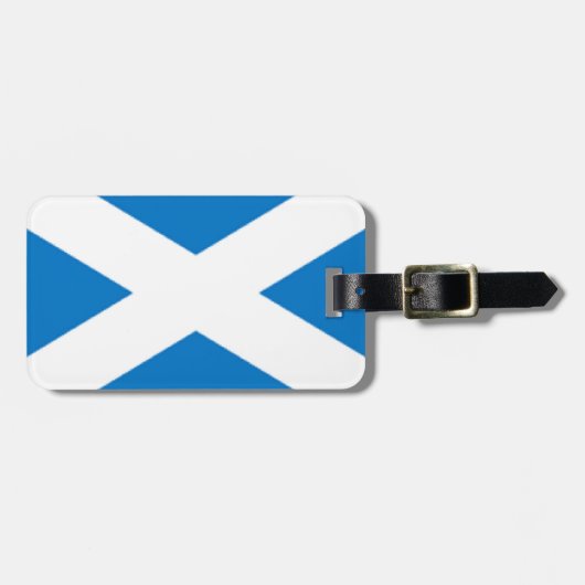 Schotse vlag bagagelabel (Voorkant horizontaal)