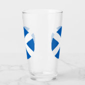 SCHOTSE VLAG BLAUW WIT KRUIS GLAS (Links)