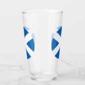 SCHOTSE VLAG BLAUW WIT KRUIS GLAS (Rechts)
