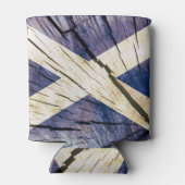 Schotse vlag - Boom Trunk Wood Blikjeskoeler (Achterkant)