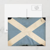 Schotse vlag briefkaart (Voorkant / Achterkant)