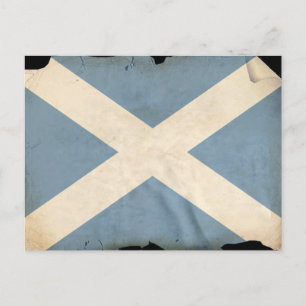 Schotse vlag briefkaart