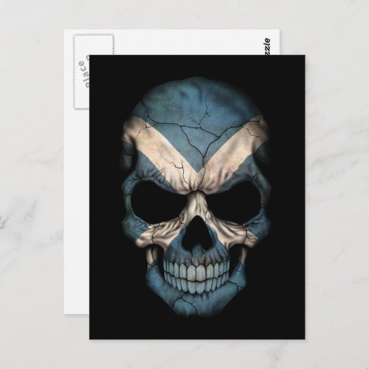  Schotse vlag Briefkaart (Voorkant / Achterkant)