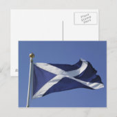 Schotse vlag briefkaart (Voorkant / Achterkant)