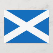 Schotse vlag briefkaart (Voorkant)