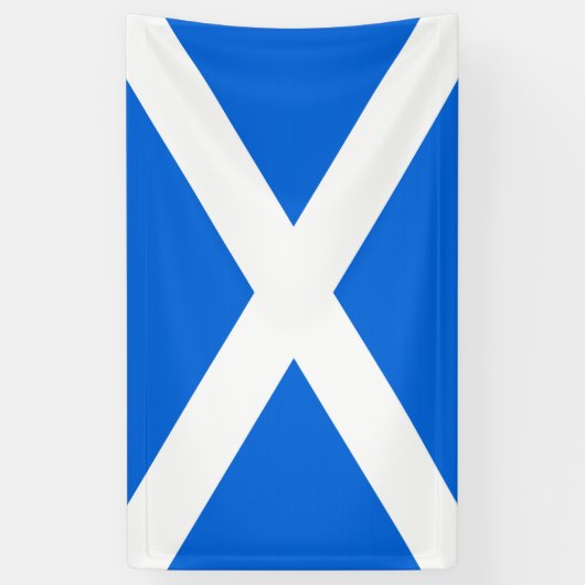 Schotse vlag brncnt spandoek (Verticaal)