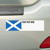 Schotse vlag bumpersticker (Op auto)