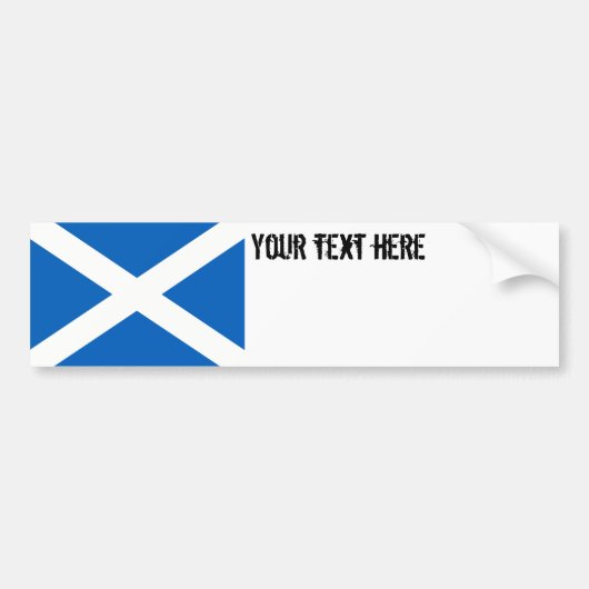 Schotse vlag bumpersticker (Voorkant)