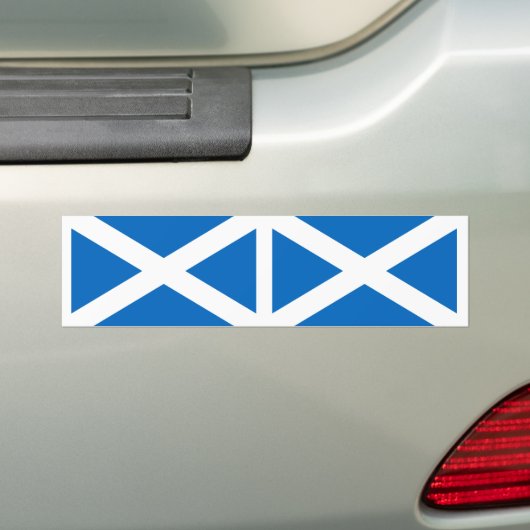 Schotse vlag bumpersticker (Op auto)