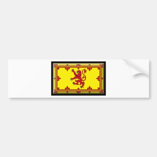 Schotse vlag bumpersticker (Voorkant)