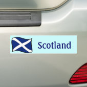 Schotse vlag bumpersticker (Op auto)