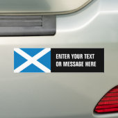Schotse vlag bumpersticker (Op auto)