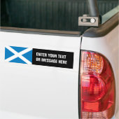 Schotse vlag bumpersticker (Op Truck)