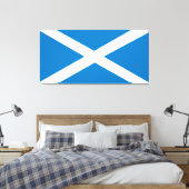 Schotse vlag canvas afdruk (Insitu (Slaapkamer))