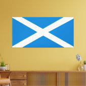 Schotse vlag canvas afdruk (Insitu (Woonkamer))
