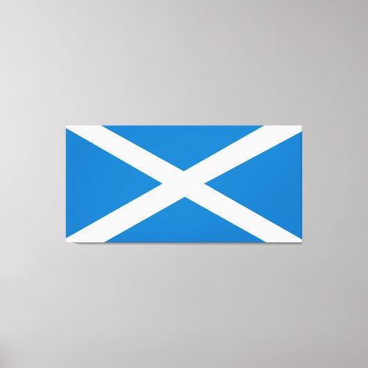 Schotse vlag canvas afdruk (Voorkant)