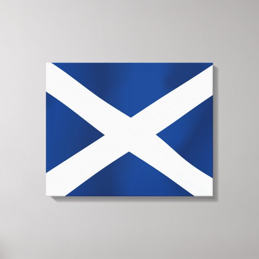 Schotse vlag canvas afdruk (Voorkant)