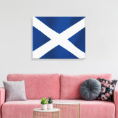 Schotse vlag canvas afdruk (Insitu (Woonkamer))