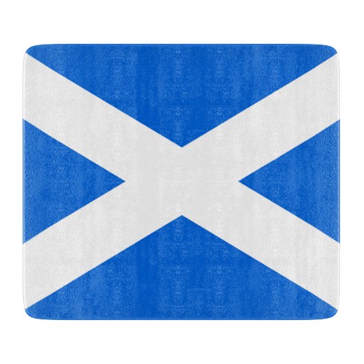 Schotse vlag cbcnt snijplank (Voorkant)