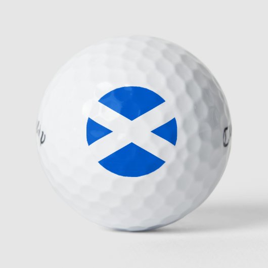 Schotse vlag cwb gbcnt golfballen (Voorkant)