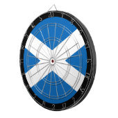 Schotse vlag-dartboard en darts/game-board dartbord (Voorkant Rechts)