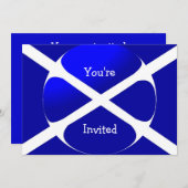 Schotse vlag elke keer kaart (Voorkant / Achterkant)