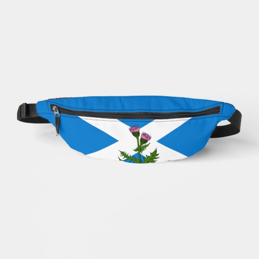 Schotse vlag en distel heuptasje (Voorkant)