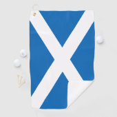 Schotse vlag en golf Schotland/sport Edinburgh Golfhanddoek (Insitu)