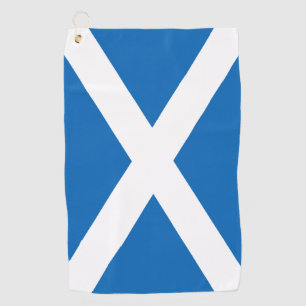 Schotse vlag en golf Schotland/sport Edinburgh Golfhanddoek