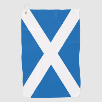Schotse vlag en golf Schotland/sport Edinburgh Golfhanddoek