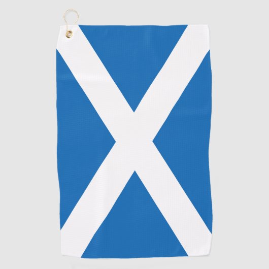 Schotse vlag en golf Schotland/sport Edinburgh Golfhanddoek (Voorkant)