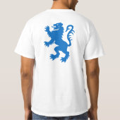 Schotse vlag en Lion Rampant T-shirt (Achterkant)