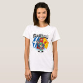Schotse vlag en Piper T-shirt (Voorkant volledig)