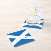 Schotse vlag en Schotland Land Patriots/sportfans Kartonnen Onderzetters (Insitu)