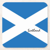 Schotse vlag en Schotland Land Patriots/sportfans Kartonnen Onderzetters (Voorkant)