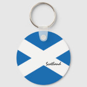 Schotse vlag en Schotland, patriottisch, reizen/sp Sleutelhanger (Achterkant)