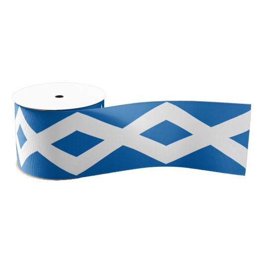 Schotse vlag en Schotland reizen, vakantie/sport Grosgrain Lint (Spoel)