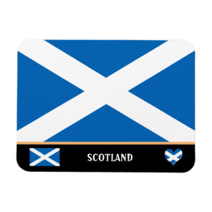Schotse vlag en Schotse landreis / Schotland Magneet