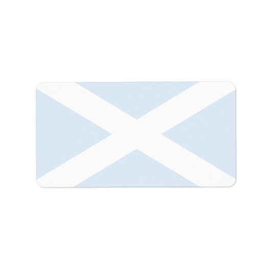 Schotse vlag etiket (Voorkant)