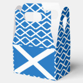 Schotse vlag Favor Box Bedankdoosjes (Geopend)