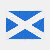 Schotse vlag fbcnt fleece deken (Voorkant (Horizontaal))