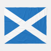Schotse vlag Fleece Blanket (Voorkant (Horizontaal))