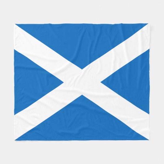 Schotse vlag Fleece Blanket (Voorkant (Horizontaal))
